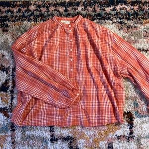 Universal Thread puff sleeve box cut blouse